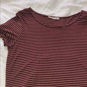 Striped crop top (M)